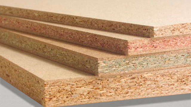 Particle board